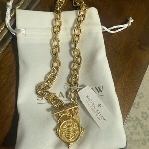 Susan Shaw Gold Bee Chain Necklace